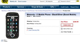 Motorola i1 at Best Buy