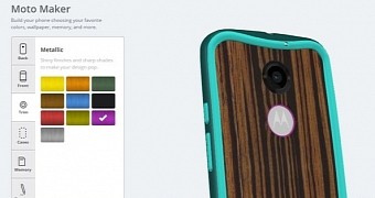 Motorola customization web tool