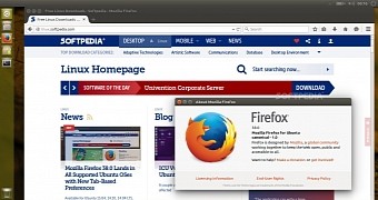 Mozilla Firefox 38.0 in Ubuntu 15.04
