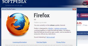 Firefox 9 available in the "releases" folder of Mozilla FTP