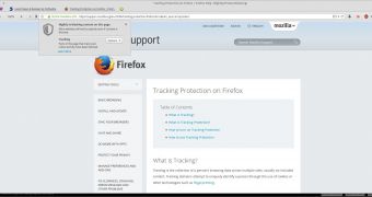 Tracking in Firefox
