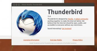 Mozilla Thunderbird 15 on Ubuntu 12.10