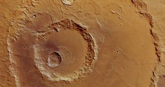 Mars Express HRSC image of Hadley Crater, snapped on April 9, 2012