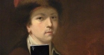 Young man snapping a selfie