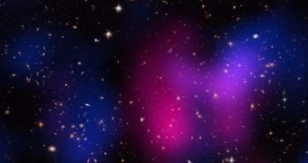 Musket Ball Cluster Reveals Matter-Dark Matter Interactions