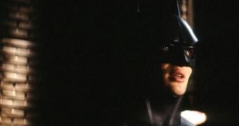 Cillian Murphy in Val Kilmer’s Batman suit, auditioning for the same role as Christian Bale