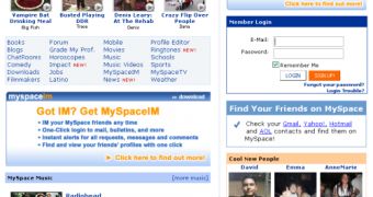 The official page of MySpace