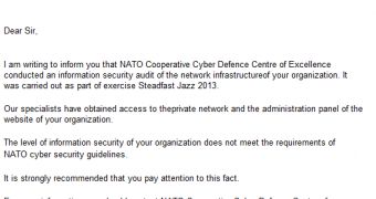 Fake NATO CCDCOE emails