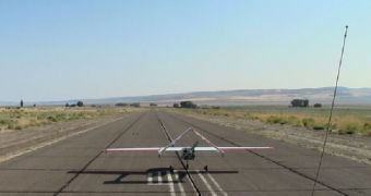 This is the SIERRA UAV operated from the NASA Ames Research Center