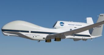 NASA will use the Global Hawk 872 drone to conduct studies of the stratosphere during the 2014 ATTREX study