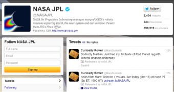 NASA JPL Twitter account re-tweets anti-Romney messages