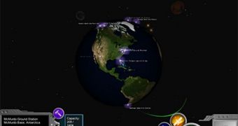 This is a snapshot from NASA's new educational game, NetworKing