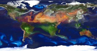 New NASA map shows how fossil fuels impact on the atmosphere