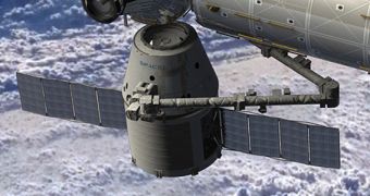 This is SpaceX's Dragon space capsule, seen in this artist''s rendering attached to a docking berth on the ISS