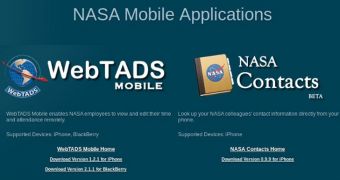 NASA mobile apps (collage)