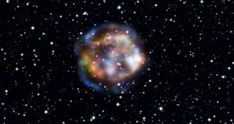 Cassiopeia A as captured by NuSTAR in X-ray