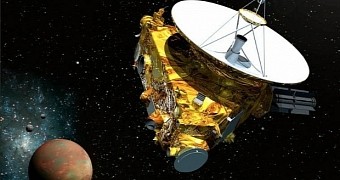 Artist's depiction of the New Horizons probe