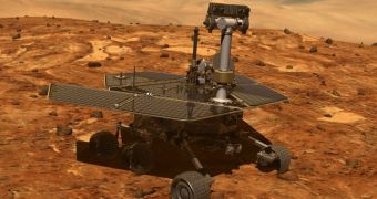 The Opportunity rover has until now covered a distance of over 25 miles (40 kilometers) on the Red Planet