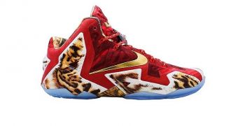 Nike's LeBron 11 NBA 2K14 limited edition basketball shoe