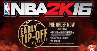 NBA 2K16 Tip-Off Edition Offers Game Access on September 25, Four Days Early