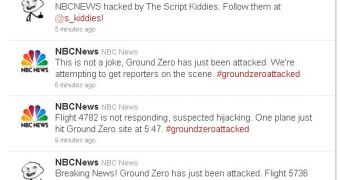 NBC News hijacked account