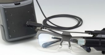 NEC Tele Scouter head mounted display and werable computer