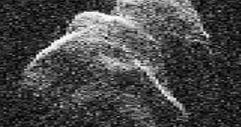 Asteroid 4179 Toutatis is a potentially hazardous object that has passed within 2.3 lunar distances