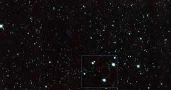 This is the NEOWISE image used to detect NEO asteroid 2013 YP139 on December 29, 2013