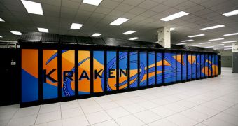 A photo of the new and improved Kraken supercomputer