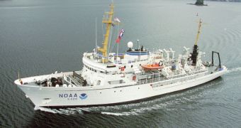 Using state-of-the-art echo sounding technology, NOAA Ship Fairweather is detecting navigational dangers in critical Arctic waterways