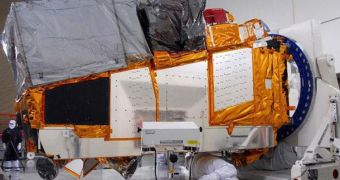This is the NPP spacecraft, now finally ready to launch
