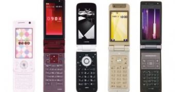 Ntt DoCoMo's new lineup of phones