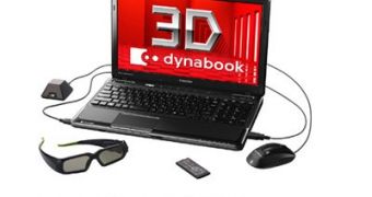 Toshiba 3D Vision laptop bound for July