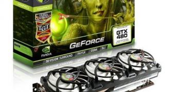 NVIDIA GTX 480 Again Gets Overclocked By POV and TGT