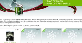Campaign of 12 days of deals from NVIDIA