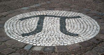 The constant π is represented in this mosaic outside the mathematics building at the Technische Universität Berlin
