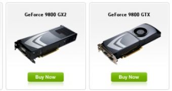 NVIDIA's current GeForce 9000 series lineup