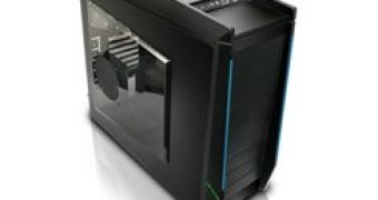 The Tempest EVO, all-black, steel tower casing