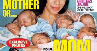 Nadya Suleman is on the cover of the latest issue of InTouch magazine, with 6 of the 8 babies she recently gave birth to