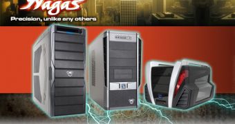 OPen Nagas series chassis debut, three models aimed at professional gamers
