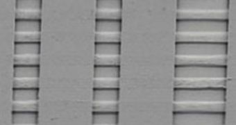 Nanoscale Resonator Arrays Produced with Graphene