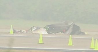 Aftermath of Nashville International Airport crash is caught on video