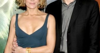 Actress Natasha Richardson with husband Liam Neeson