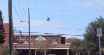 Pilots are taken to a local hospital after crashing at Naval Air Station Pensacola