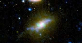 Galaxy NGC 3801 is losing all of its star-forming materials