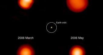 Time-lapse photos showing the variations of  Chi Cygni over very short time frames