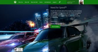The Need for Speed Xbox listing