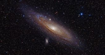 Neighboring Galaxy Andromeda Is Surrounded by a Huge Halo