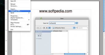 NeoOffice 2.2.3 export to PDF screenshot