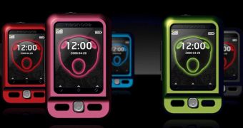 Neonode N2 in all the available color versions
